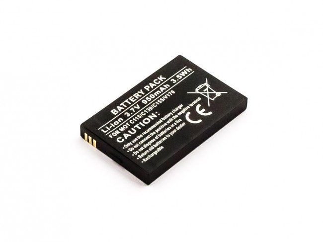 Akku passend für Motorola C117, C140, C155, V177 800mAh