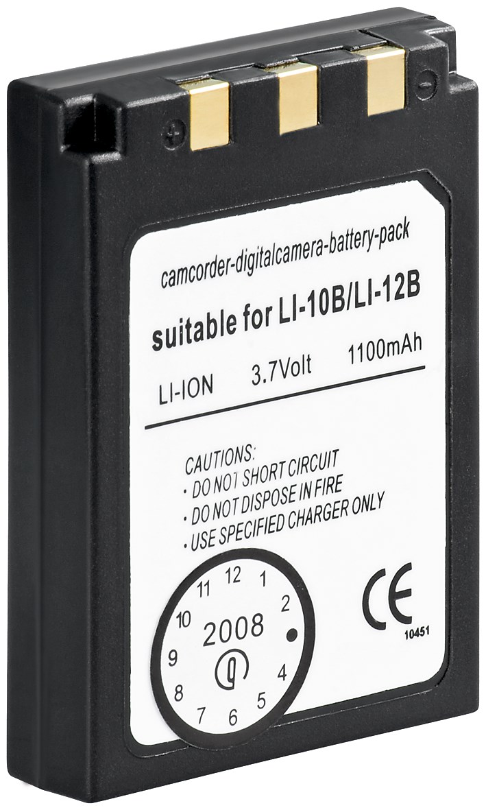 Akku ersetzt Olympus Li-10B, Li-12B, 1090mAh