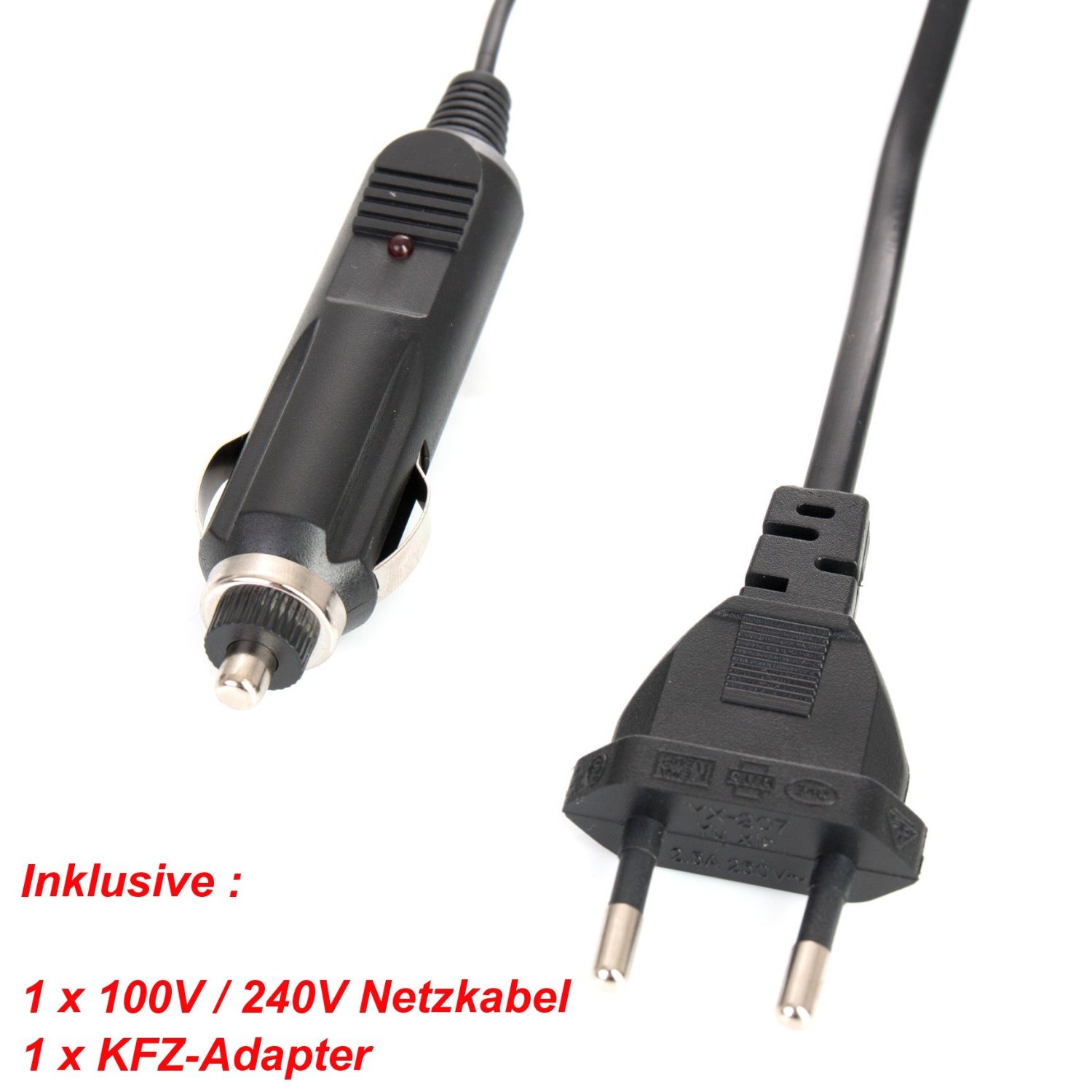 USB Dual Ladegerät für Sony NP-FW50 mit Powerbankfunktion