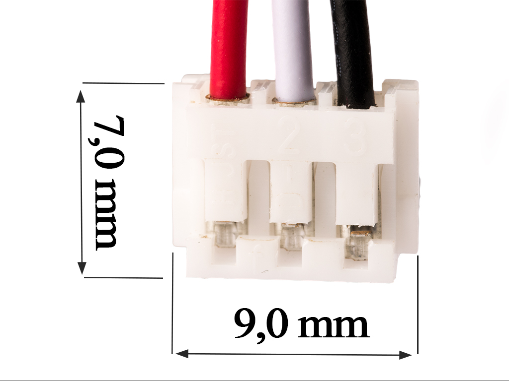 Keeppower 1S1P 18500 Lithium-Ionen-Akku PCB/BMS geschützt mit Kabelanschluss