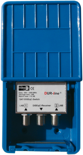 2 IN / 1 OUT DiSEqC Umschalter zwischen 2 LNBs