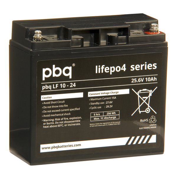 Accu-24 A-LFP-24-10 24V 10Ah LiFePO4 Versorgungs- & Traktionsbatterie