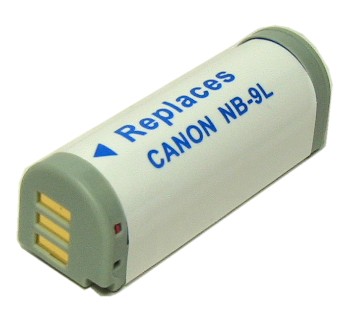Akku ersetzt Canon NB-9L, 4722B001 600mAh
