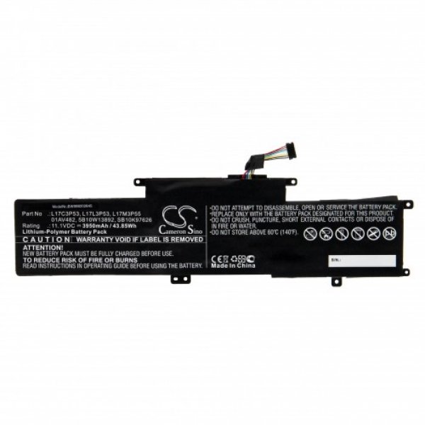Akku ersetzt Lenovo 01AV481, 01AV482 passend für ThinkPad L390 Yoga 3950mAh