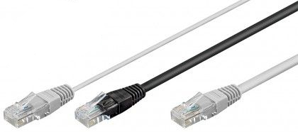 DSL Internet RJ45 Y Kabel für AVM Fritz!Box 7270, 7390, 7490