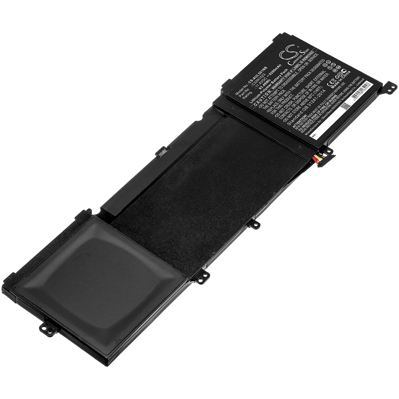 Akku ersetzt Asus C32N1523, 0B200-01250300 passend für ZenBook Pro UX501VW