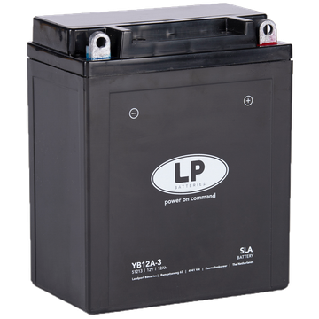 LP LB12A-3 SLA Motorradbatterie YB12AL-A, CB12AL-A2, EB12AL-A2, 51213 12V 12Ah