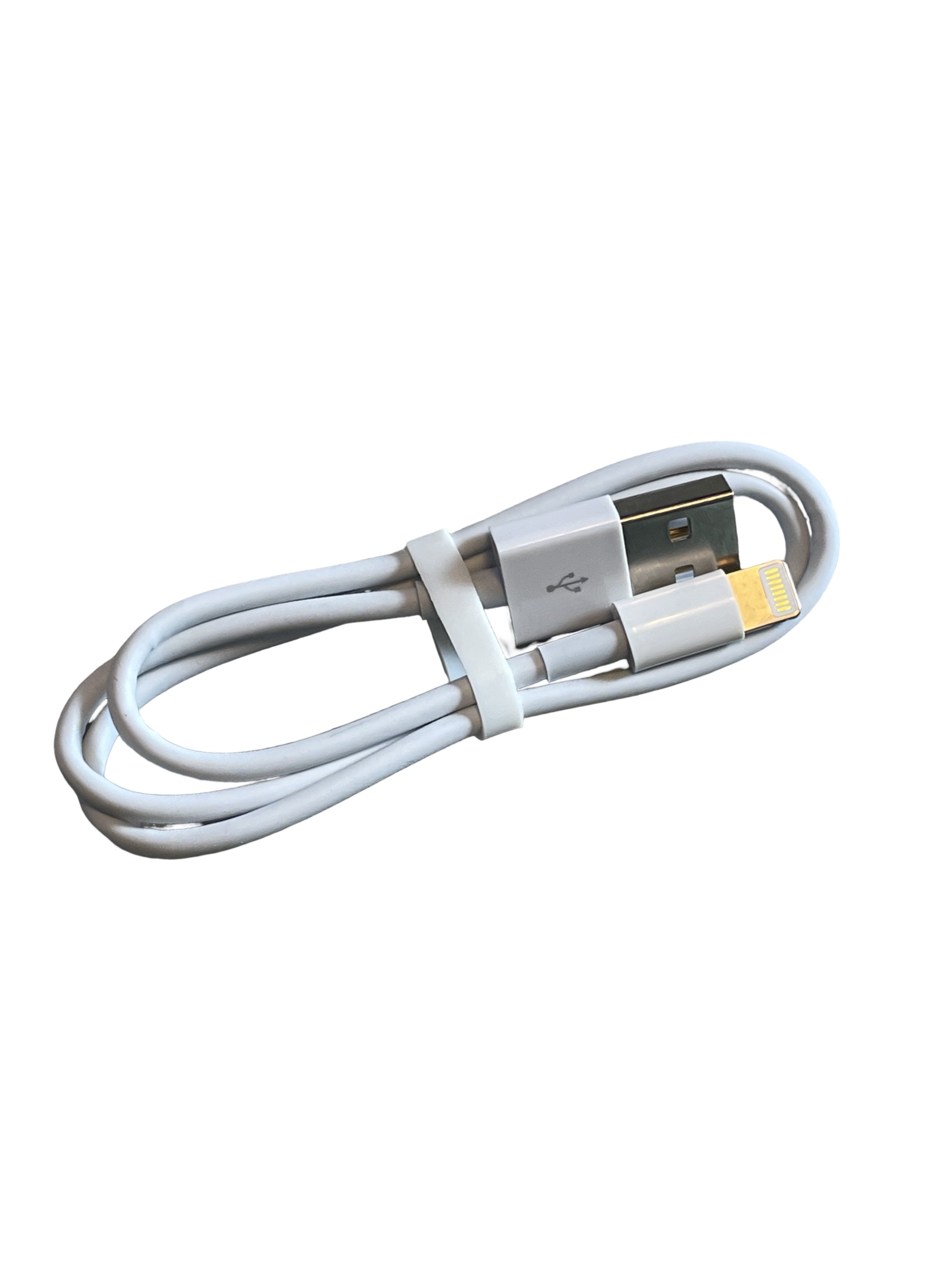 USB-A Schnellladekabel auf Lightning 0.50cm, weiss