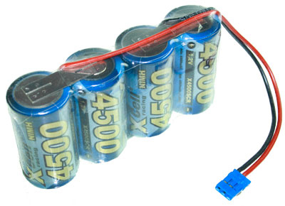 BlackFox 4er-Reihe Akkupack 4,8V 4500mAh mit Graupner Stecker