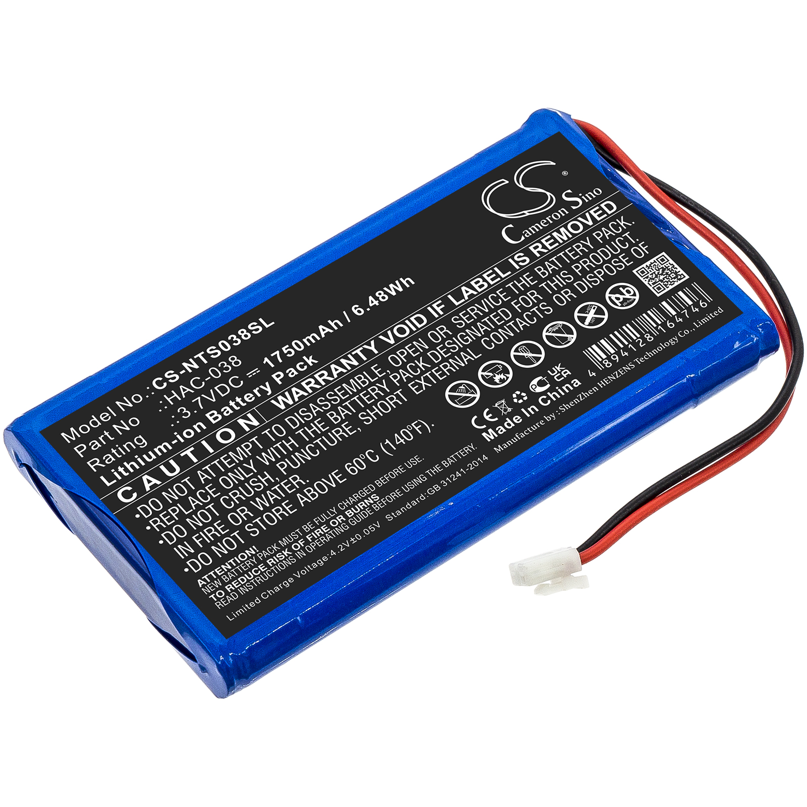 Akku ersetzt Nintendo HAC-038 passend für Home Circuit, Mario Kart Live