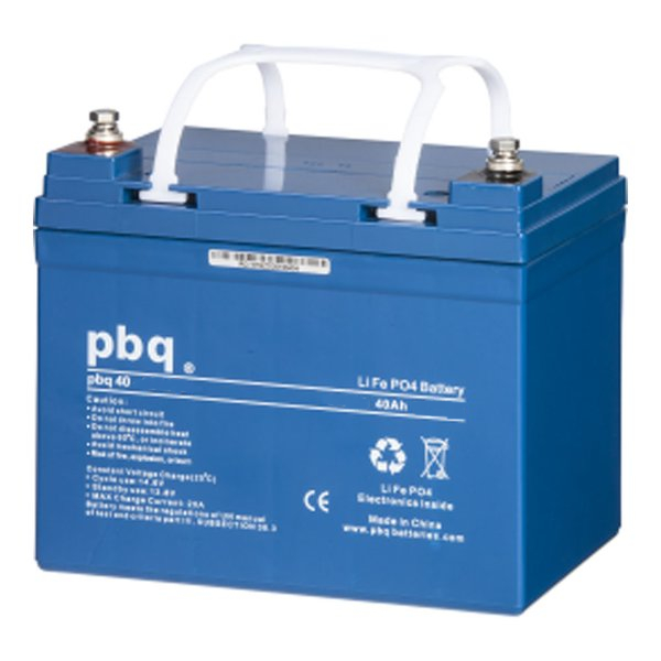 pbq LF40-24 LiFePO4 24V 40Ah Traktionsbatterie