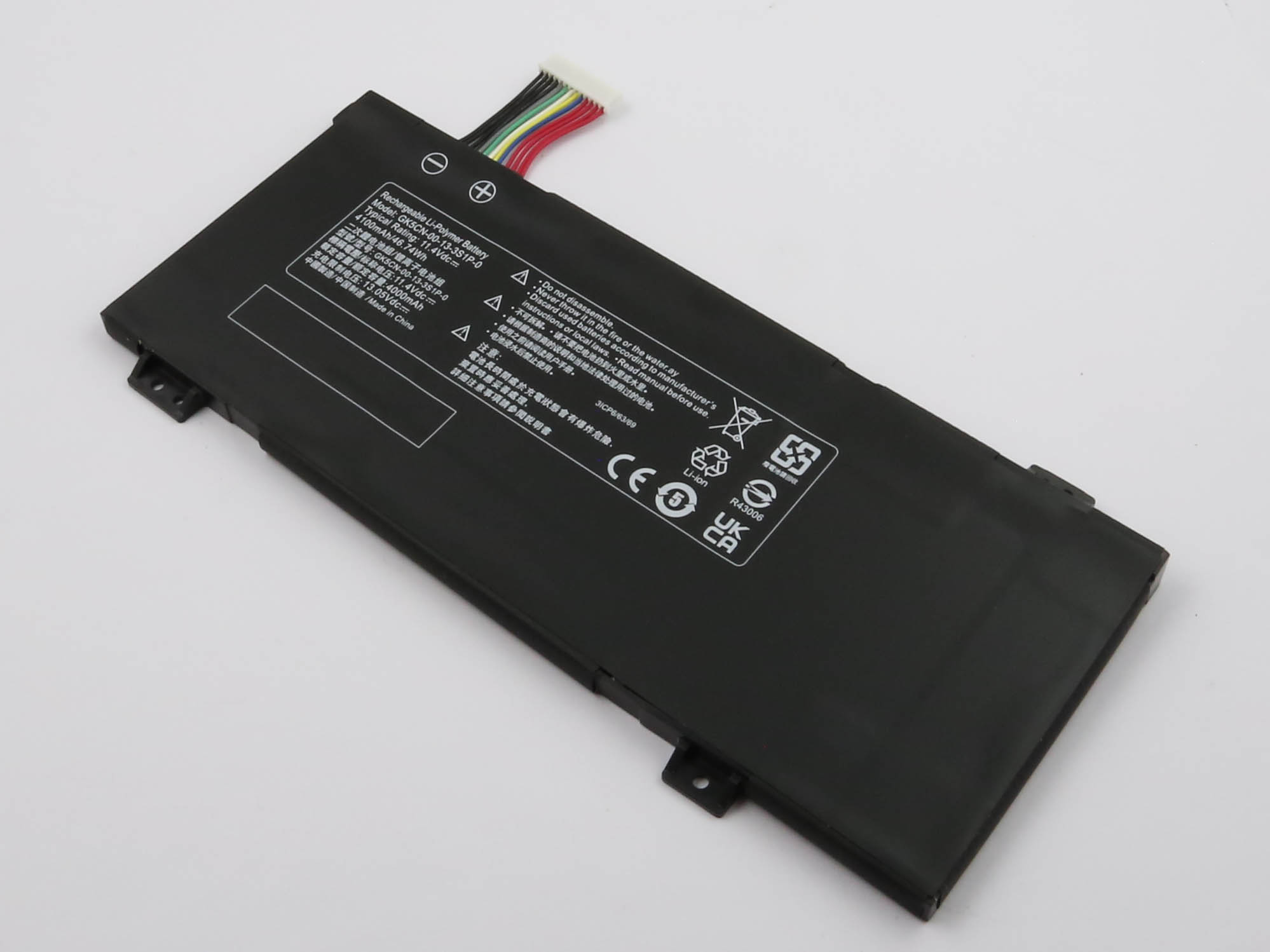 Akku ersetzt 30027408, GK5CN-00-13-3S1P-0 passend für Medion Erazer X6805, X6807