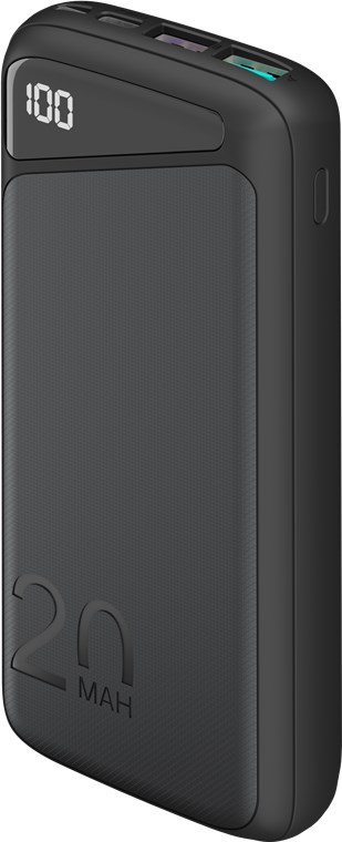 Powerbank 20.000mAh (USB-C PD, QC 3.0) 1x USB-C, 2x USB-A