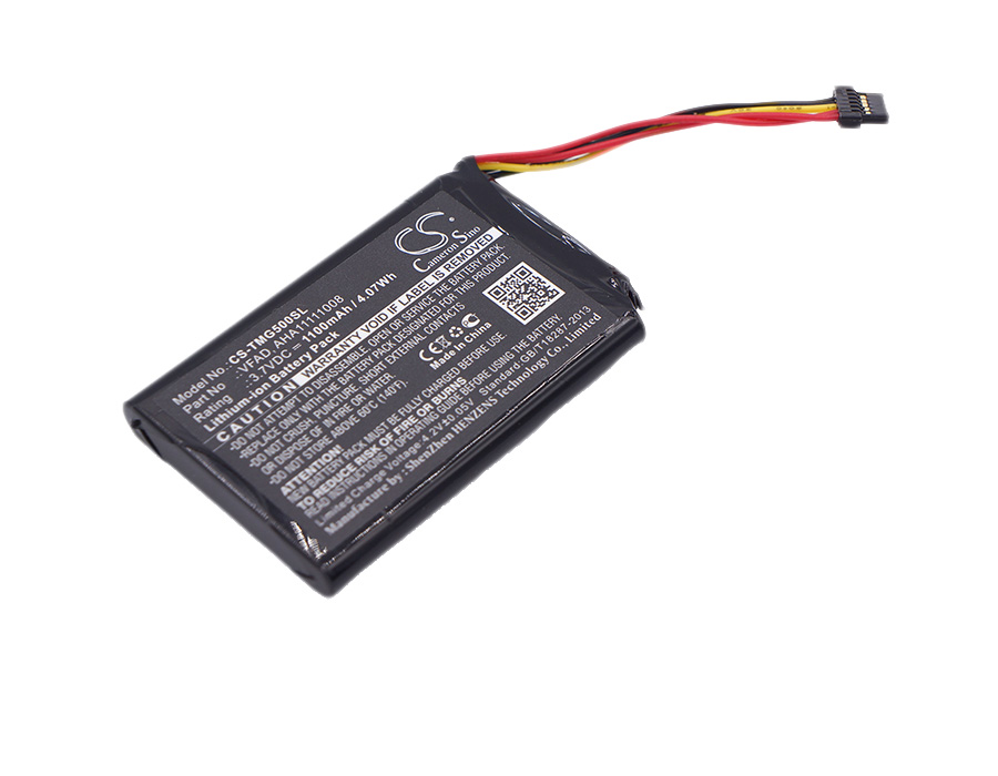Akku passend für TomTom Route XL, 540TM, XXL 550M, XXL 550TM 900mAh 3-Pin