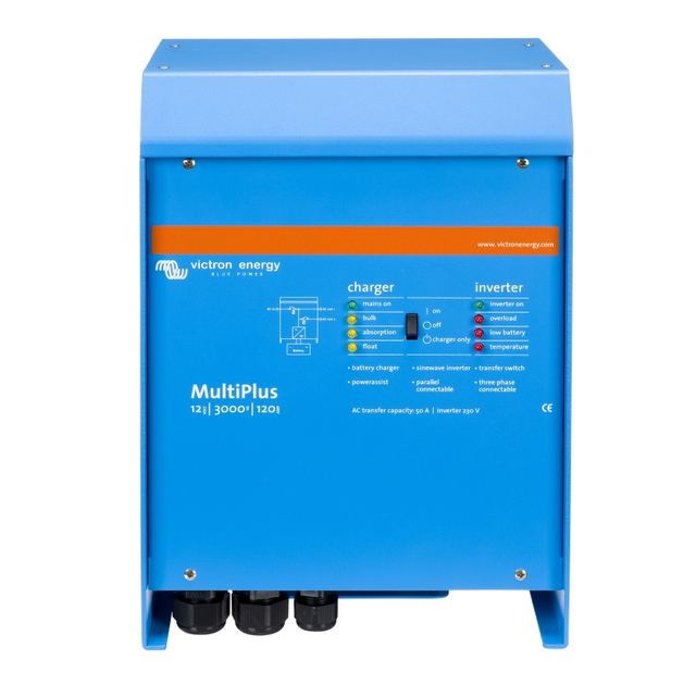 Victron MultiPlus 12/3000/120-16 Wechselrichter 2400 W und Ladegerät 120A