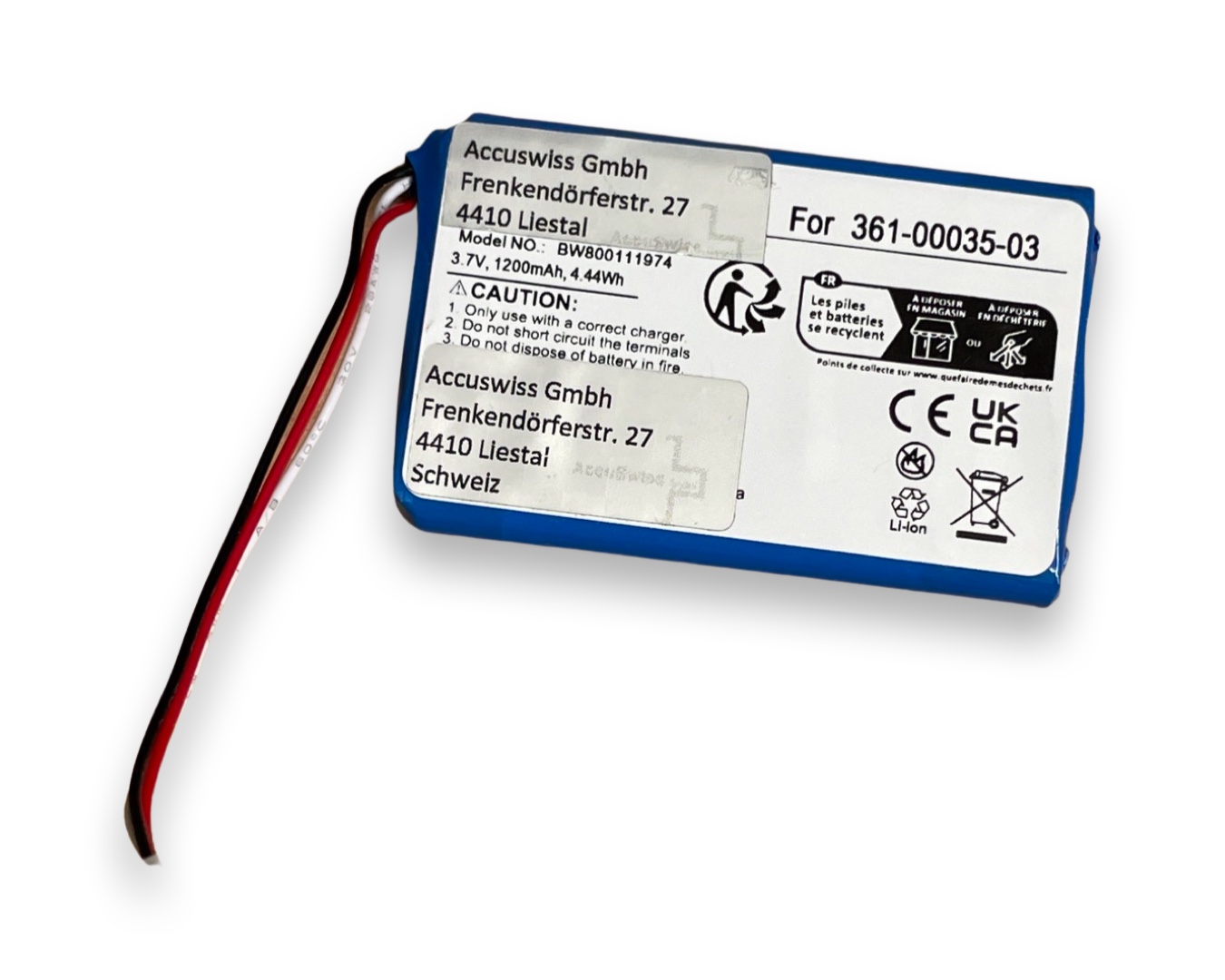 Akku passend für Garmin Nüvi 2405, 2447, 2505, 2555, 2597, 2789 1200mAh