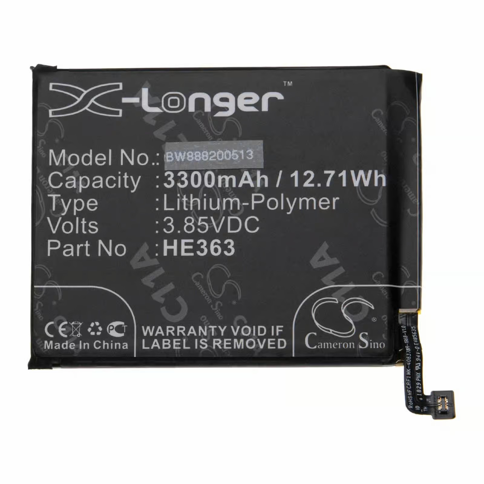 Akku ersetzt HE363 passend für Nokia Ta-119, TA-1128, 3300mAh