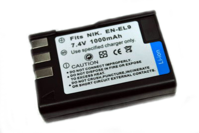 Akku passend für Nikon D5000, D60, DSLR-D40, DSLR-D60 1000mAh