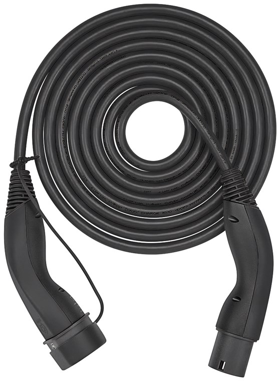 HELIX® Ladekabel Typ 2, bis zu 11 kW, 5 m, schwarz