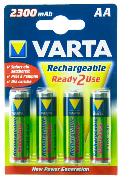 Varta 5716 Ready2Use 4x AA (Mignon), HR6 Akkus 2600mAh
