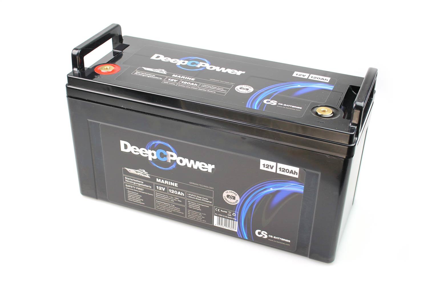 SmartPower 12V 50Ah LiFePO4 Batterie mit Bluetooth + Heizung