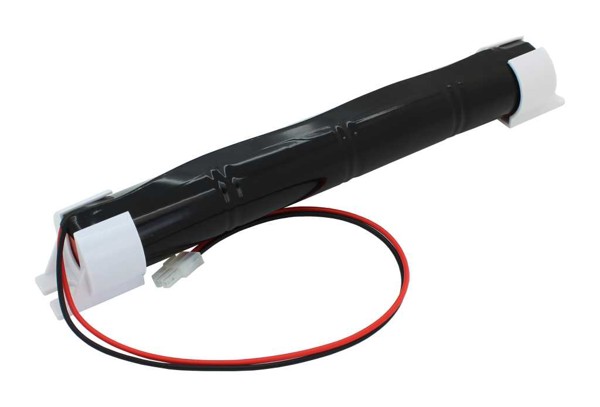 Notleuchtenakku NiCd 4.8V 4500mAh L1x4 Mono D mit 300m Kabel und Stecker