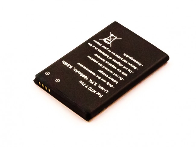 Akku passend für HTC 7 Pro, T7576 1600mAh