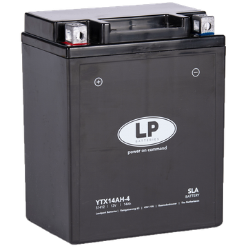 LP YTX14AH-4 SLA Motorradbatterie CB14-A2, 51412, 81401, GEL12-14-A2 12V 14Ah