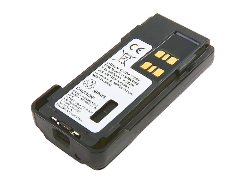 Akku passend für Motorola DP4400, DP4800 ersetzt PMNN4409 2450mAh + IMPRES