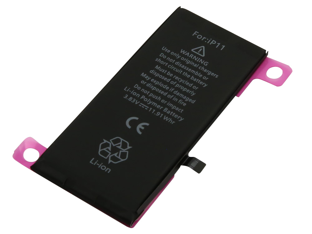 Akku ersetzt Apple 616-00641, 616-00644 passend für iPhone 11, A2221, A2223