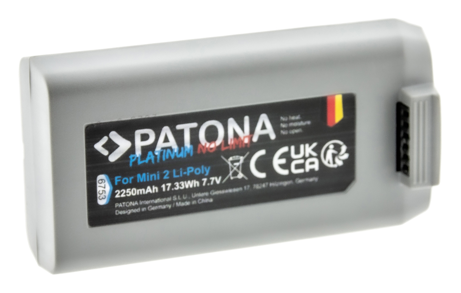 Patona Akku ersetzt BWX161-2250-7.7 passend für DJI Mini 2, Mini 2 SE, Mini SE