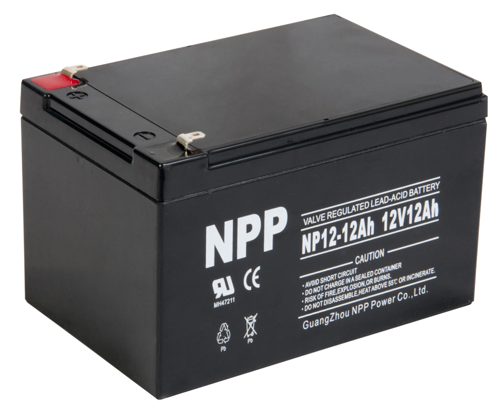 NPP Blei-Akku NP12-12 12Ah Faston 6.3mm