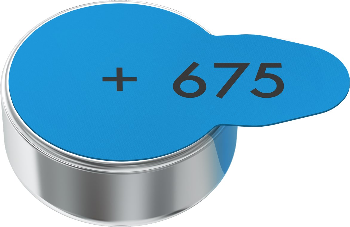 Varta 675 / PR44 Zink-Luft Hörgerätebatterie im 6er Pack ersetzt V675, P675