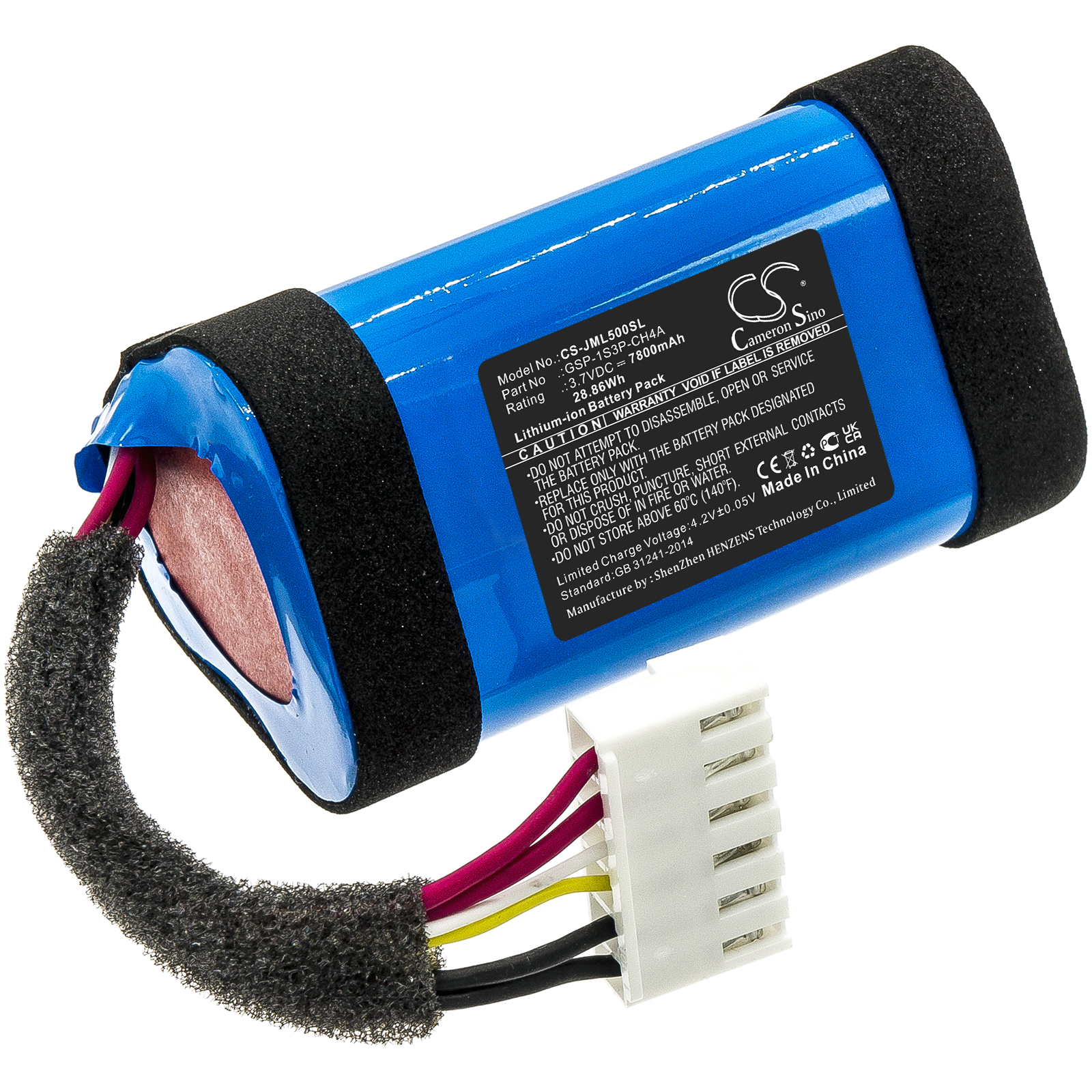 Akku ersetzt GSP-1S3P-CH4A 7800mAh passend für JBL Charge 5, JBLCHARGE5BLUAM