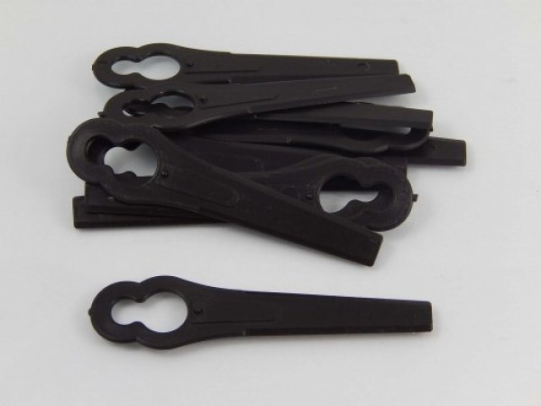 10 x Ersatzmesser passend für Einhell BG-CT 18 Li Rasentrimmer