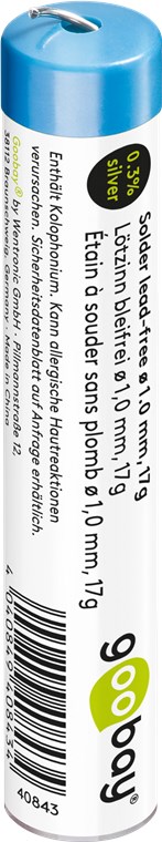 Profi Lötzinn bleifrei, ø 1,0 mm, 17 g