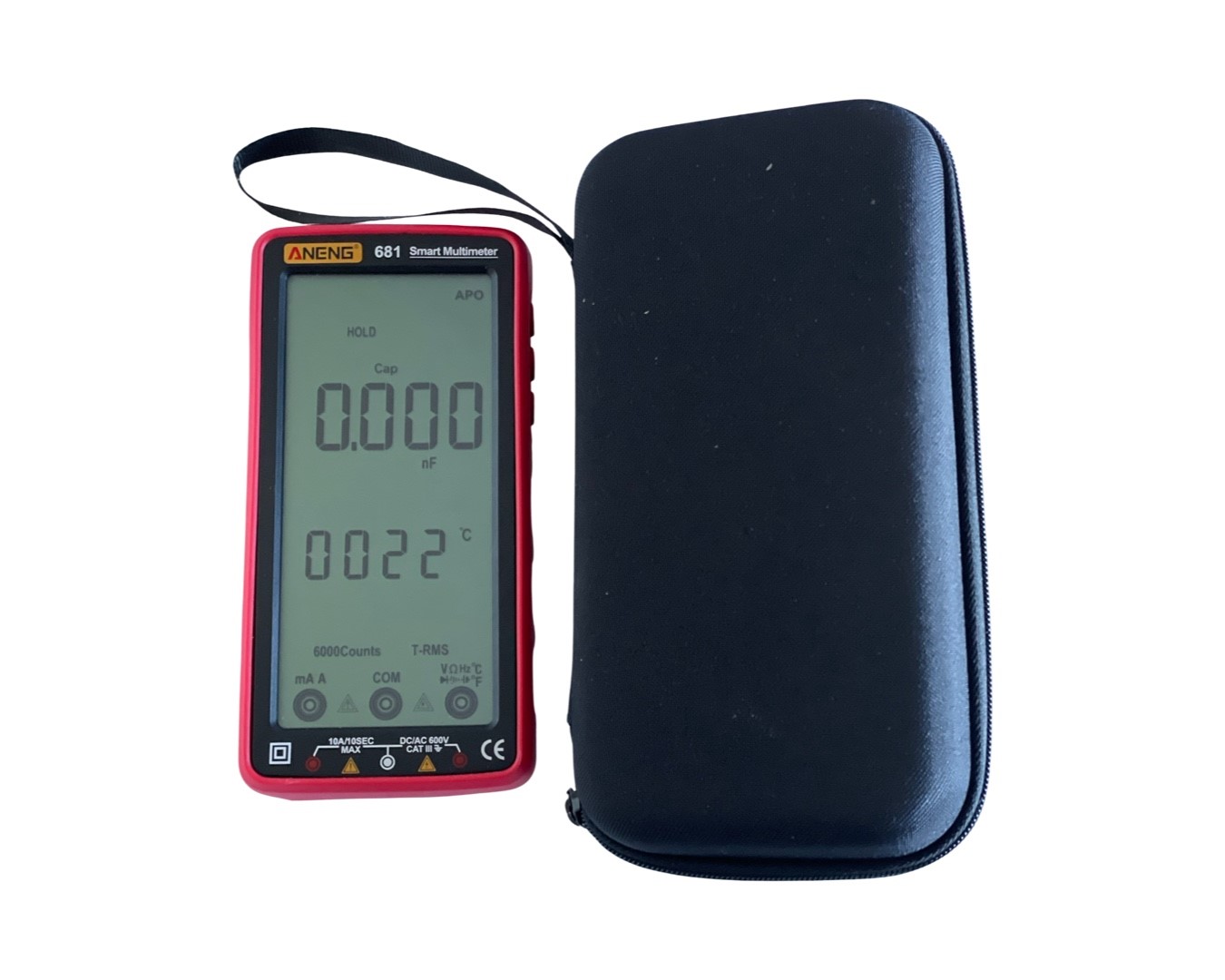 LCD-Digitalmultimeter Smart, AC/DC-Spannungsmesser, Touch-Screen-Stromtester