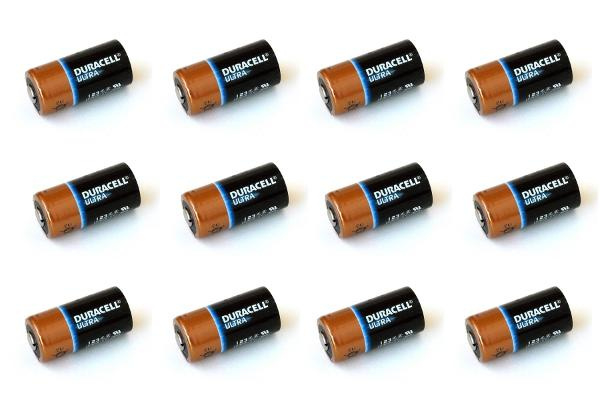 Batterie-Set 12x Duracell DL123 passend für Siemens Gigaset Elements