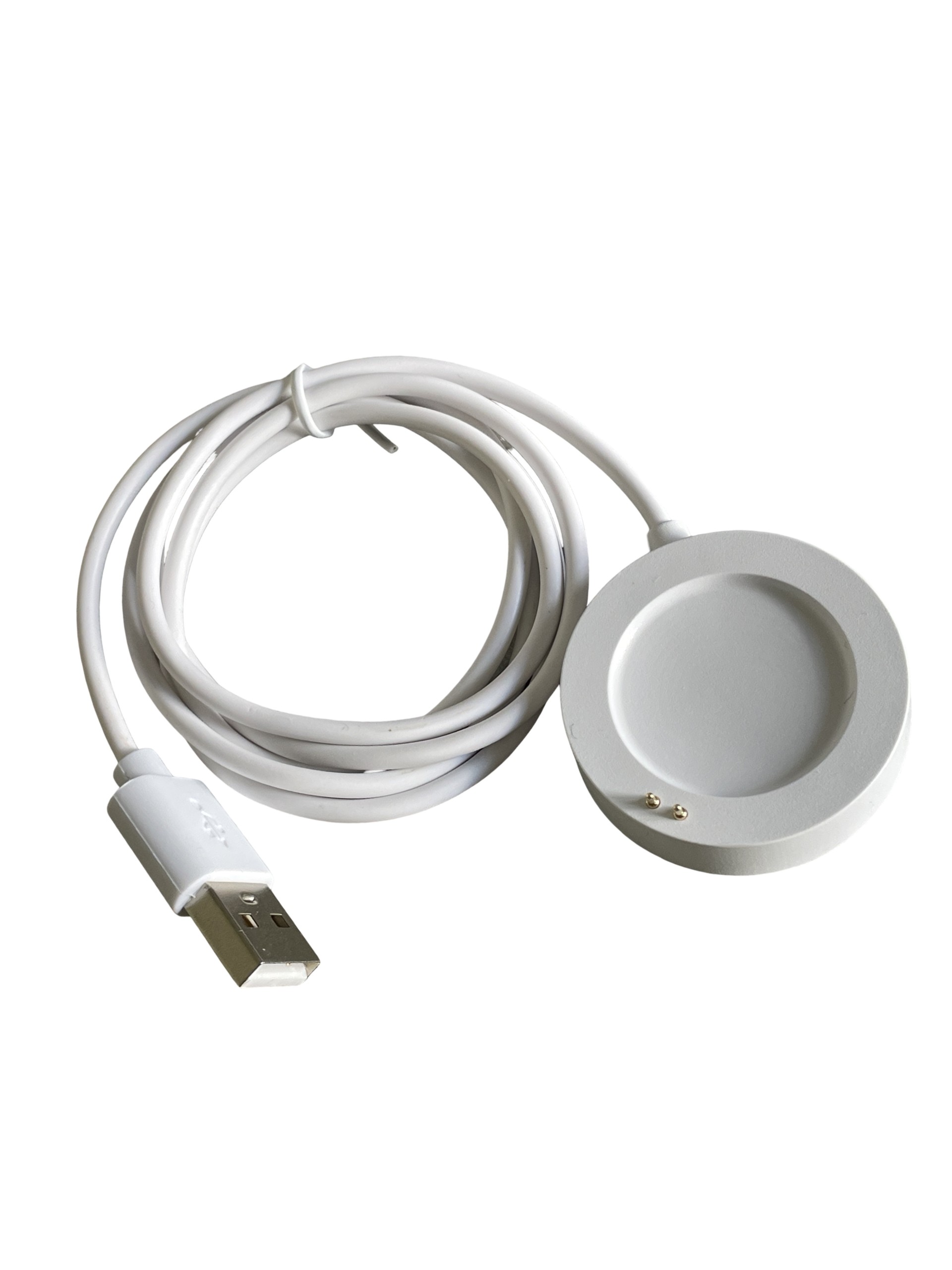 USB-A Ladekabel Dock passend für Xiaomi Watch S2, S3 - weiss, magnetisch
