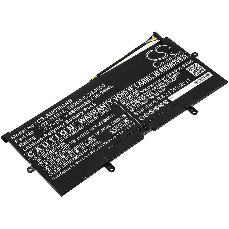Akku ersetzt Asus C21N1613, 0B200-02280000 passend für Chromebook Flip C302