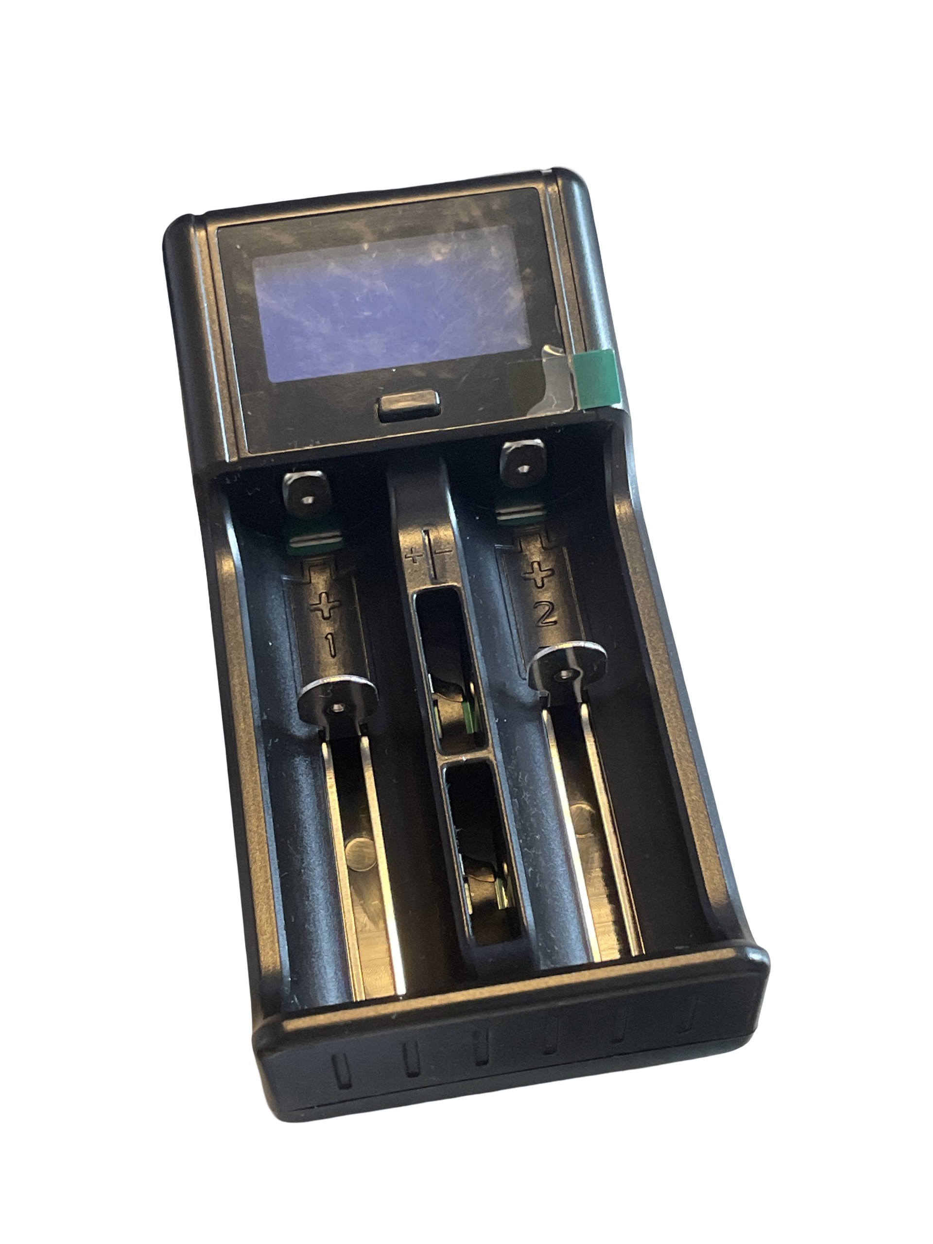 USB-C Dual Akkuladegerät für Li-Ion Akkus 18650, LIR2032