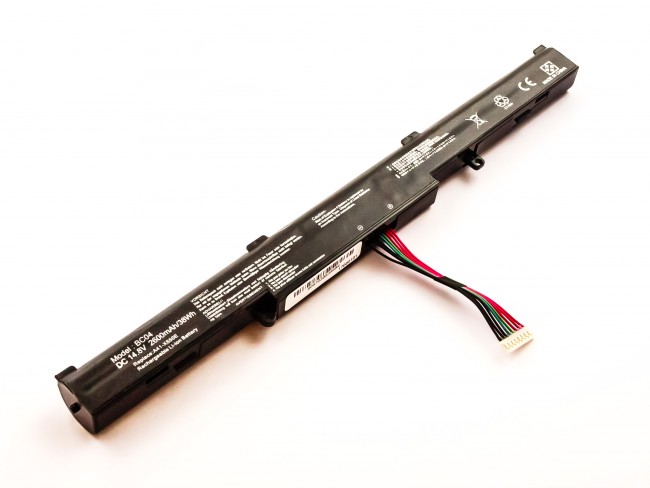 Akku passend für Asus X450, X450E, X450J, X450JF 2600mAh