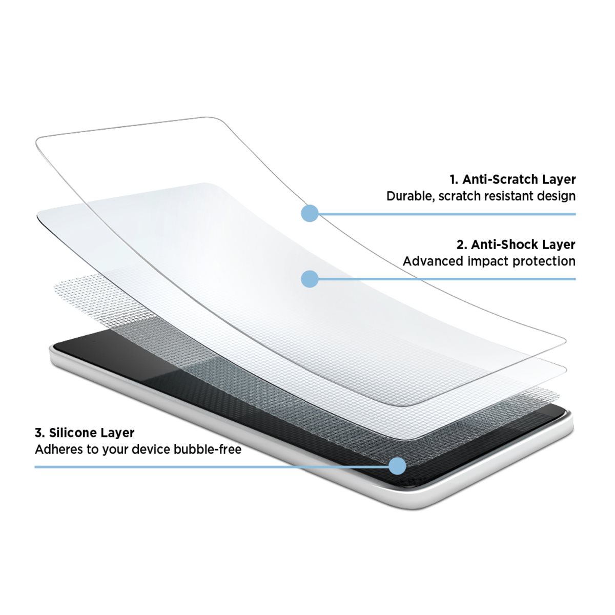 EIGER APPLE IPHONE 12/12 PRO DISPLAY-GLAS (2ER PACK) TRI FLEX HIGH-IMPACT CLEAR