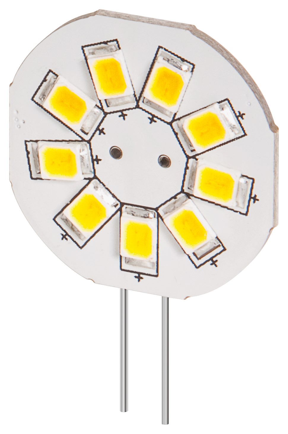 LED-Chip G4 Sockel mit 9 LEDs 1.5W  in warmweiss