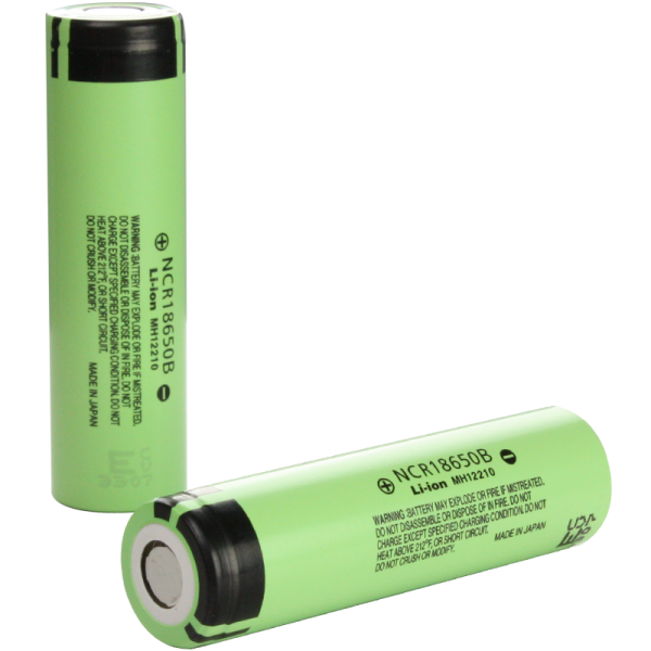 Panasonic NCR18650B 3400mAh (Flat Top) ungeschützt