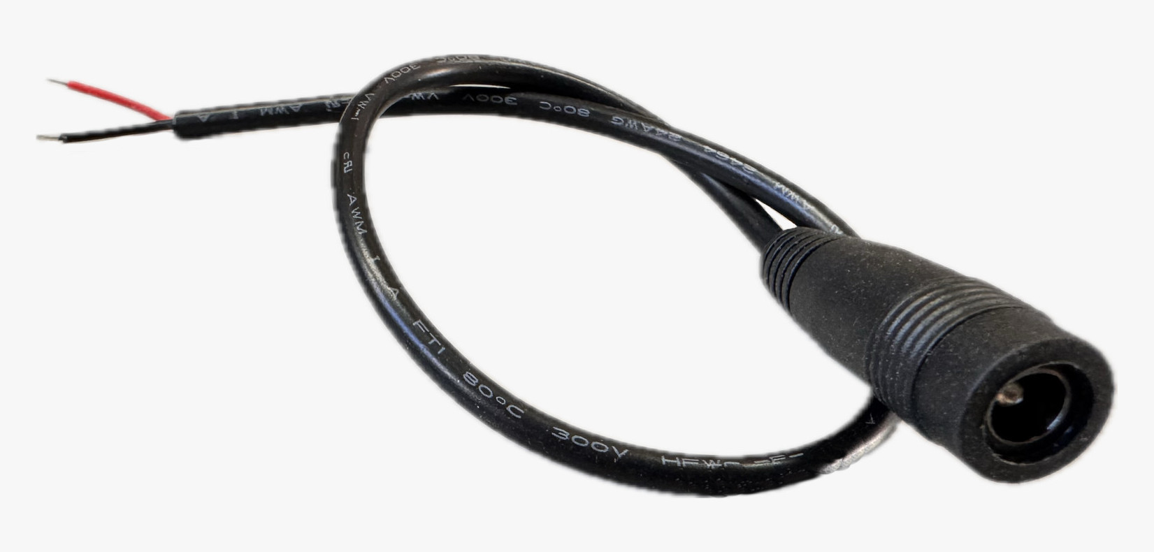 DC Buchse 5.5-2.1mm auf Kabel mit Litzen, 30cm