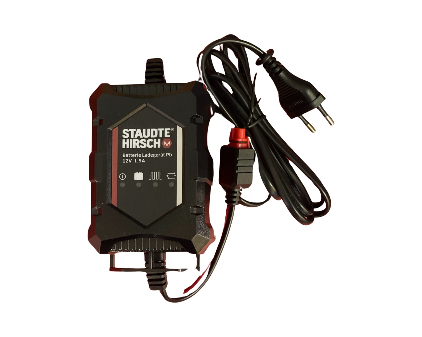 Staudte Hirsch SH-3.110, 12V 1.5A Ladegerät für Blei-Gel Batterien