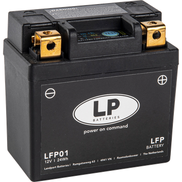 LP LFP01 LiFePo4 Batterie ersetzt GTX5L-BS, YTX5L-BS, LI-11 92 x 52 x 90mm