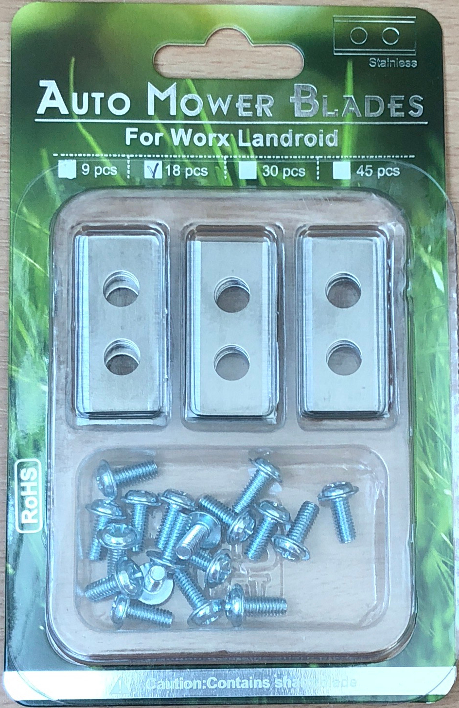 9x Ersatz Messer für Worx Landroid S500i, M800i, M1000i