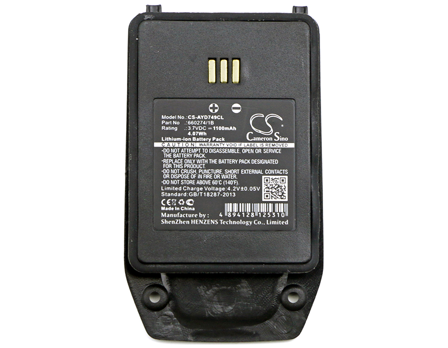 Akku passend für Avaya DT413, DT423, DECT 3749 1100mAh